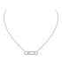 Move Classique Ciselé Diamond Necklace in Yellow Gold - 1