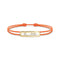 MESSIKA CARE(s) Diamond Orange Cord Bracelet in Yellow Gold - 1