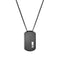 Move Titanium White Diamond and Graphite Titanium Pendant Necklace - 1