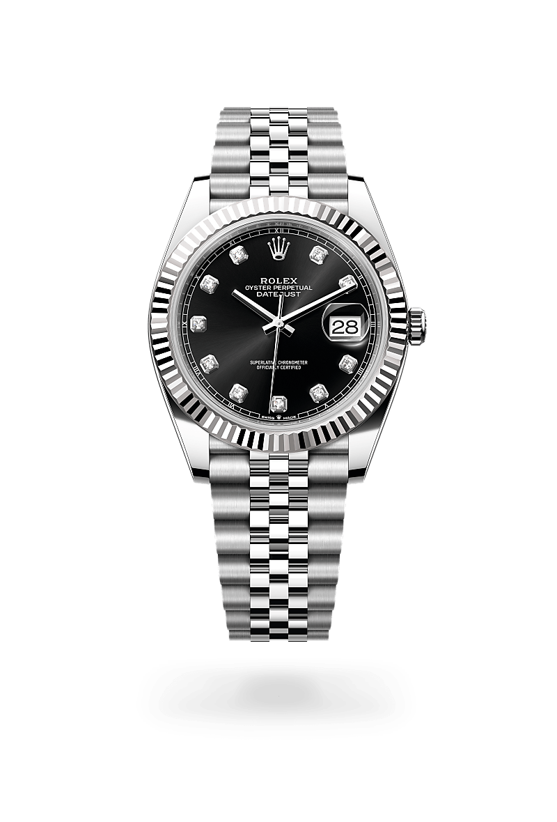 Rolex Datejust 41 White Rolesor - combination of Oystersteel and