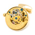Gold on Gold Kinetic Watch Movement Cufflinks - 4