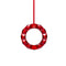 Noël Christmas Wreath Ornament, Red - 1