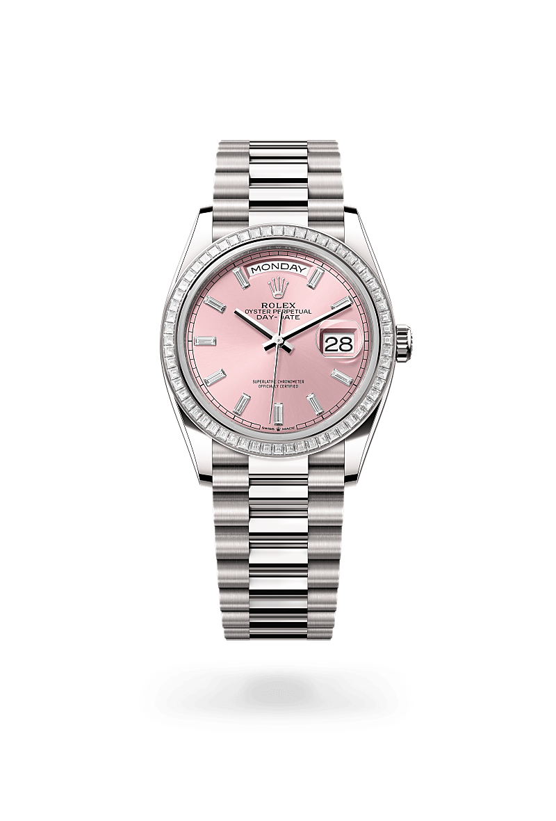 Rolex Day-Date 36 18 ct white gold, M128399TBR-0029