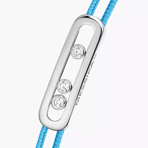 MESSIKA CARE(s) Diamond Blue Cord Bracelet in White Gold - 2