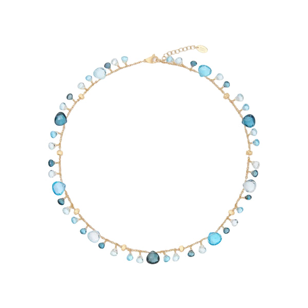 Paradise 18K Yellow Gold Aquamarine Necklace - 1