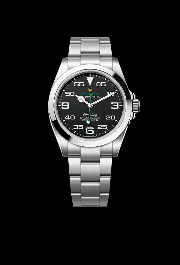 rolex Air-King in Oystersteel, M126900-0001 - Zadok Jewelers