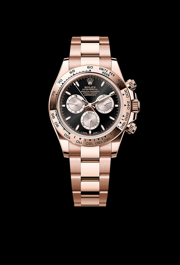rolex Cosmograph Daytona in 18 ct Everose gold, M126505-0001 - Zadok Jewelers