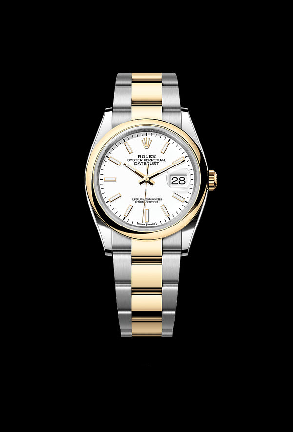 rolex Datejust in Yellow Rolesor - combination of Oystersteel and yellow gold, M126203-0020 - Zadok Jewelers