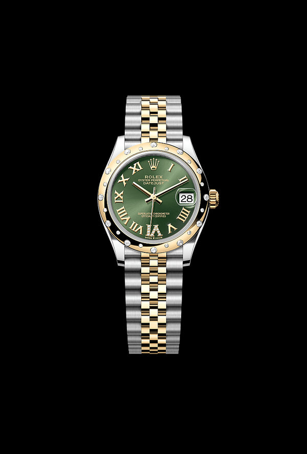 rolex Datejust in Yellow Rolesor - combination of Oystersteel and yellow gold, M278343RBR-0016 - Zadok Jewelers