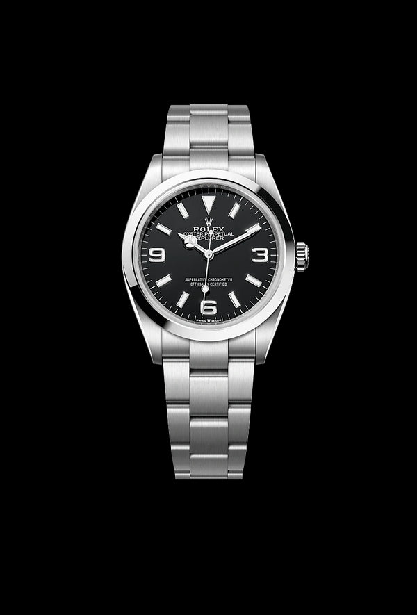 rolex Explorer in Oystersteel, M124270-0001 - Zadok Jewelers
