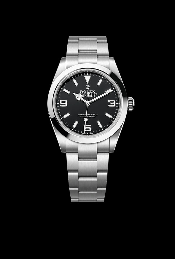 rolex Explorer in Oystersteel, M224270-0001 - Zadok Jewelers