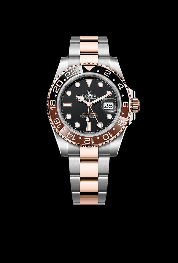 rolex GMT-Master II in Everose Rolesor - combination of Oystersteel and Everose gold, M126711CHNR-0002 - Zadok Jewelers