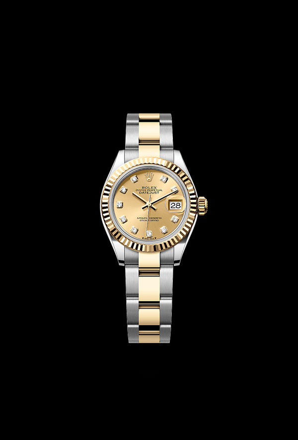 rolex Lady-Datejust in Yellow Rolesor - combination of Oystersteel and yellow gold, M279173-0012 - Zadok Jewelers