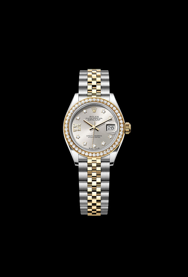 rolex Lady-Datejust in Yellow Rolesor - combination of Oystersteel and yellow gold, M279383RBR-0003 - Zadok Jewelers