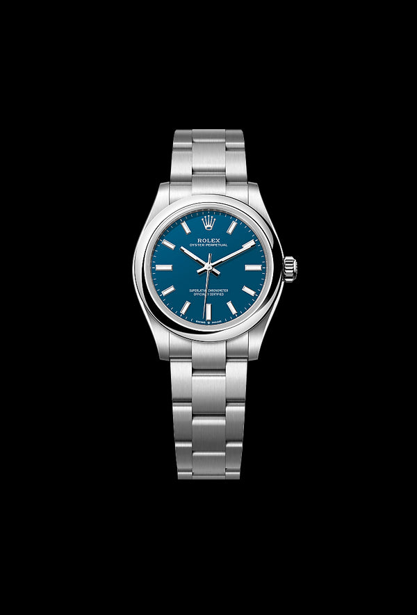 rolex Oyster Perpetual in Oystersteel, M277200-0017 - Zadok Jewelers