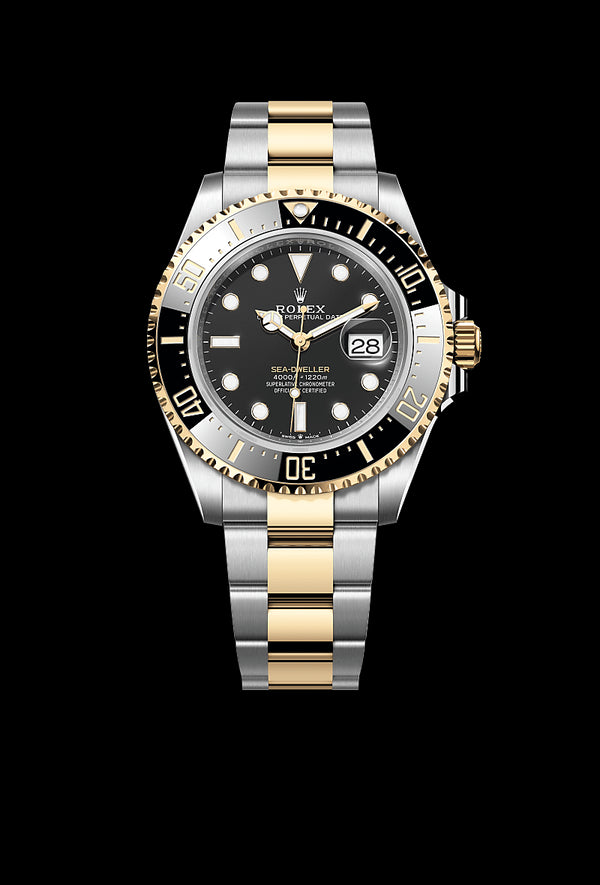 rolex Sea-Dweller in Yellow Rolesor - combination of Oystersteel and yellow gold, M126603-0001 - Zadok Jewelers