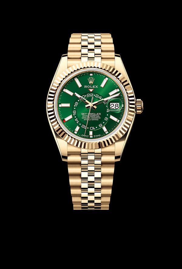 rolex Sky-Dweller in 18 ct yellow gold, M336938-0008 - Zadok Jewelers