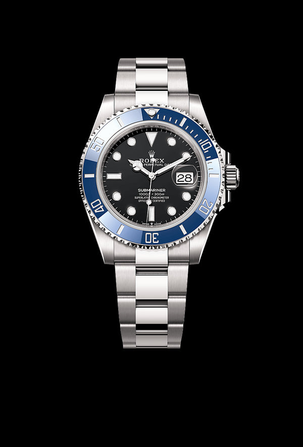 rolex Submariner in 18 ct white gold, M126619LB-0003 - Zadok Jewelers