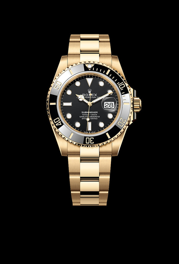 rolex Submariner in 18 ct yellow gold, M126618LN-0002 - Zadok Jewelers