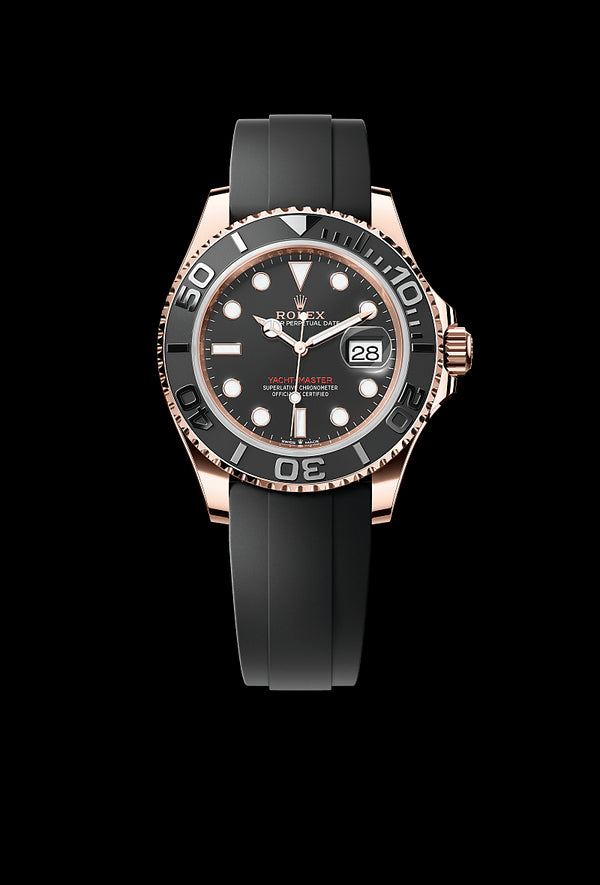 rolex Yacht-Master in 18 ct Everose gold, M126655-0002 - Zadok Jewelers