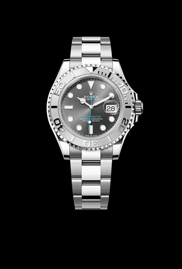 rolex Yacht-Master in Rolesium - combination of Oystersteel and platinum, M126622-0001 - Zadok Jewelers