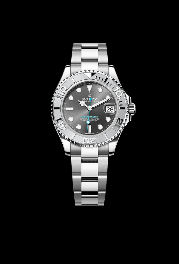 rolex Yacht-Master in Rolesium - combination of Oystersteel and platinum, M268622-0002 - Zadok Jewelers