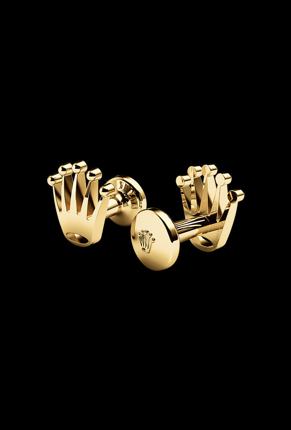 Rolex ‘Crown’ cufflinks Yellow gold A1018 - 1