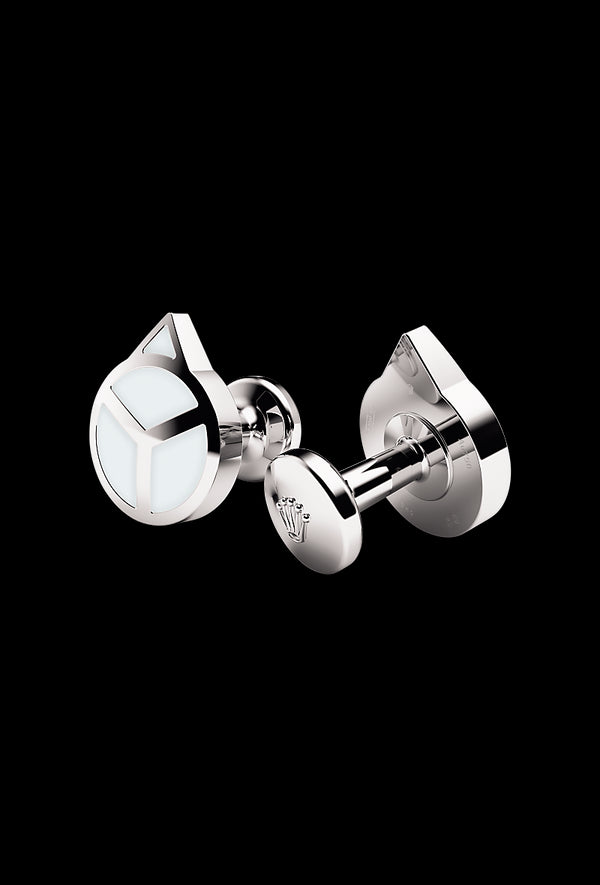 Rolex ‘Hand’ cufflinks White gold and luminescent material A1029 - 1