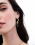 Perfect Gold Large Spiral Pin Earrings in 18K Yellow Gold - 3