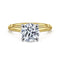 Tiana 14K Yellow-White Gold Round Solitaire Diamond Engagement Ring - 1