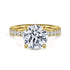 Winslow 14K Yellow Gold Round Diamond Engagement Ring (Setting Only) - 1