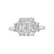 Emerald Cut Diamond Engagement Ring - 1