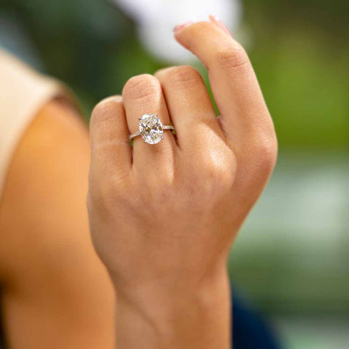 Chunky Pave Diamond Engagement Ring - 2