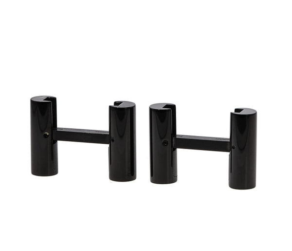 Onyx Black Tone Steel Barrel Cufflinks - 1