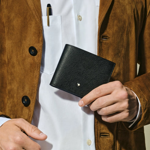 Montblanc Sartorial Black Saffiano Leather Wallet - 5