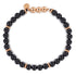 Bujukan 14K Rose Gold Black Onyx Beaded Bracelet - 2