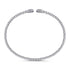 Bujukan Diamond Hexagon Split Bangle in 14K White Gold - 3
