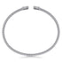 Bujukan 14K White Gold Diamond Bangle Bracelet - 4