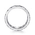 Faceted Diamond Fashion Men's Ring in 14K White Gold - 3