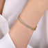 Bujukan Diamond Criss Cross Bangle in 14K White-Yellow Gold - 5