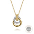 Bujukan 14K White and Yellow Gold Diamond Pendant Necklace - 2