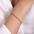 Bujukan Diamond Stations Bangle in 14K White-Yellow Gold - 5