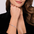Bujukan 14K White and Yellow Gold Diamond Clover Open Bangle Bracelet - 4