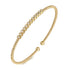 Bujukan Bead Diamond Bangle in 14K Yellow Gold - 2