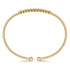 Bujukan Bead Diamond Bangle in 14K Yellow Gold - 3