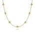 Bujukan 14K Yellow Gold Bead Station Necklace - 2