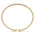 Bujukan Diamond Bar Split Bangle in 14K Yellow Gold - 3