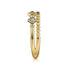 Bujukan Diamond Easy Stackable Ring in 14K Yellow Gold - 5