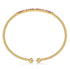 Bujukan Diamond and Ruby Split Bangle in 14K Yellow Gold - 3