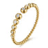 Bujukan 14K Yellow Gold and Diamond Split Bangle Bracelet - 2